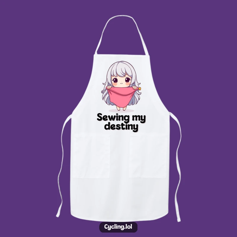 Funny Kitchen Apron: Seamstress's Grand Design Chef, Hilarious Gift for Bakers & Crafters
