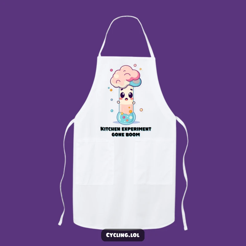 Funny Science Apron: Eruption Character Chef Apron, Great Funny Gift