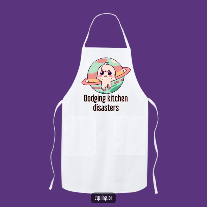 Funny Space Dodge Apron: Cook Safely From Mischief, Perfect Funny Gift