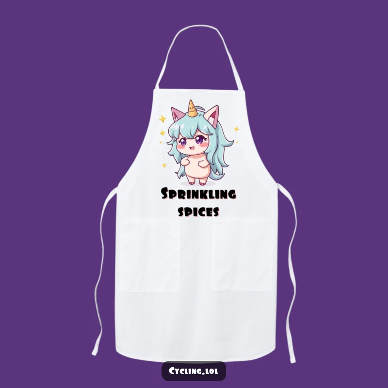 Funny Stardust Thrower Apron - Mischievous Kitchen Fun