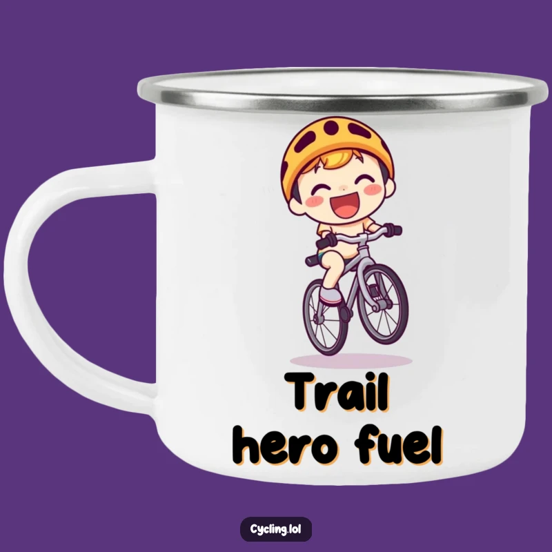 Funny Kawaii Wheelie Camping Mug: Fuel Your Rides with Grins - Outdoor Funny Gift