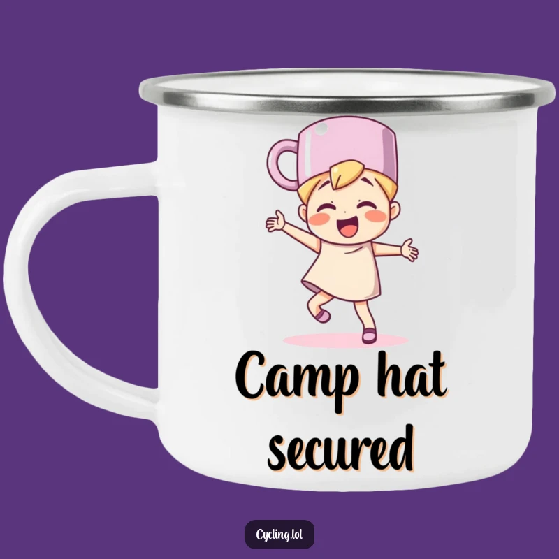 Funny Mug Hat Dancer Camping Mug - Adventure Dance Party!