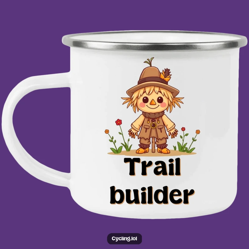 Funny Scarecrow Builder Camping Mug: Your Companion for Creative Outings
