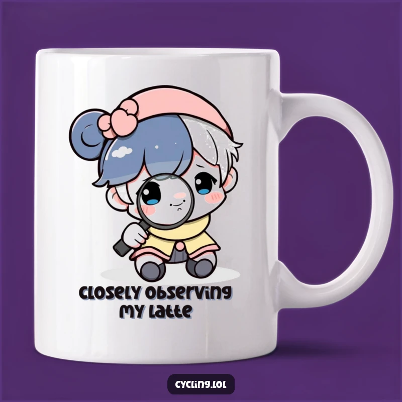 Funny Moon Explorer Mug: Close Examination & Happy Moon, Perfect Funny Gift