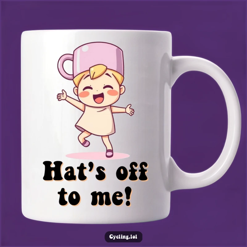 Funny Mug Hat Dancer Character - Hilarious Mug Lover's Gift!