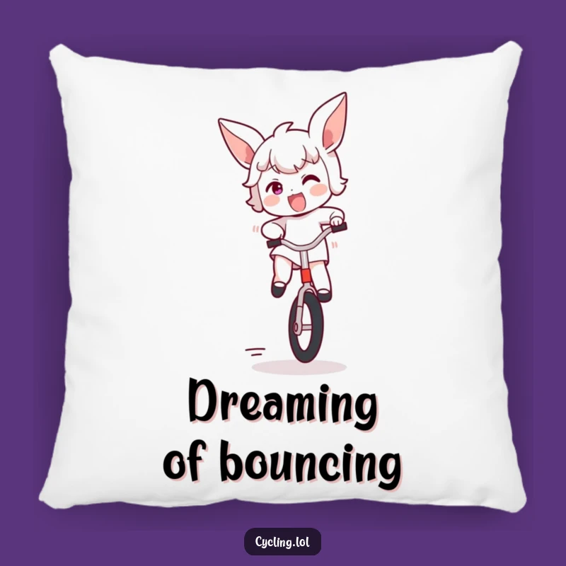 Funny Bouncing Unicycle Pillow: Cozy Comfort with Exciting Flair