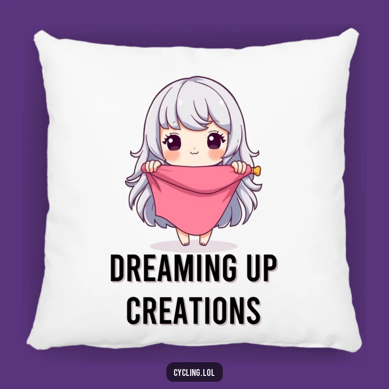 Funny Accent Pillow: Seamstress's Grand Design Dreams, Comfy Funny Gift for Crafters