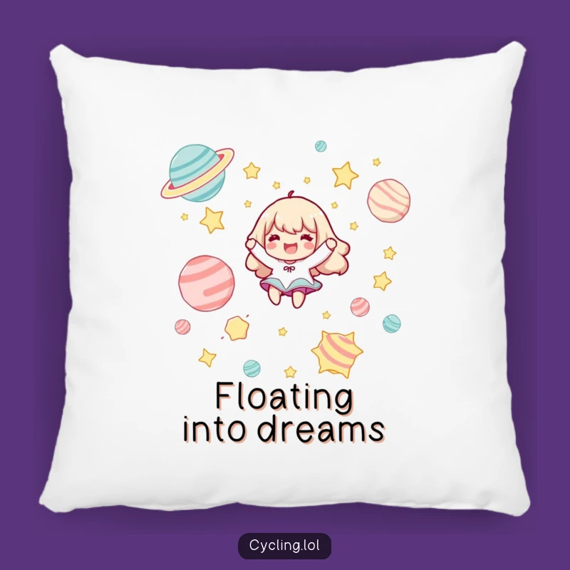Funny Cosmic Dream Pillow: Float in Comfort & Joy, Ultimate Funny Gift
