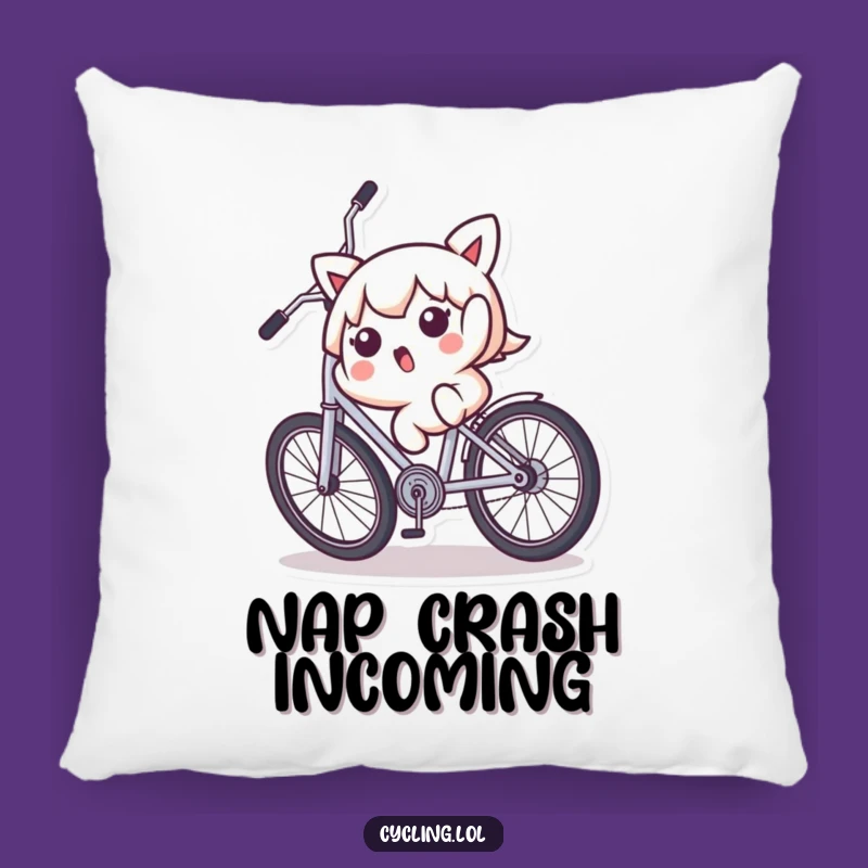 Funny Kawaii Fall Pillow - Cozy Comfort for Clumsy Souls