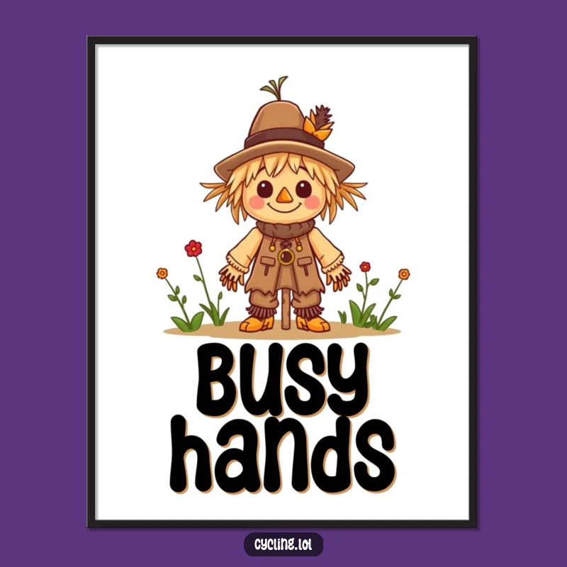 Funny Scarecrow Builder Digital Art: Instant Crafty Cheer for Your Walls