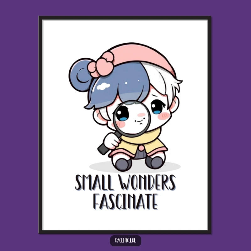 Funny Moon Detail Poster: Tiny Moon Art & Close Observation, Unique Funny Gift