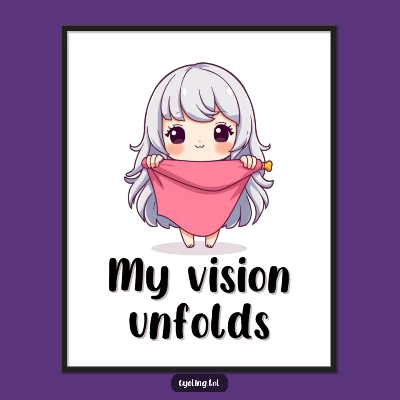 Funny Wall Art Poster: Seamstress's Grand Design Revealed, Hilarious Decor for Craft Rooms