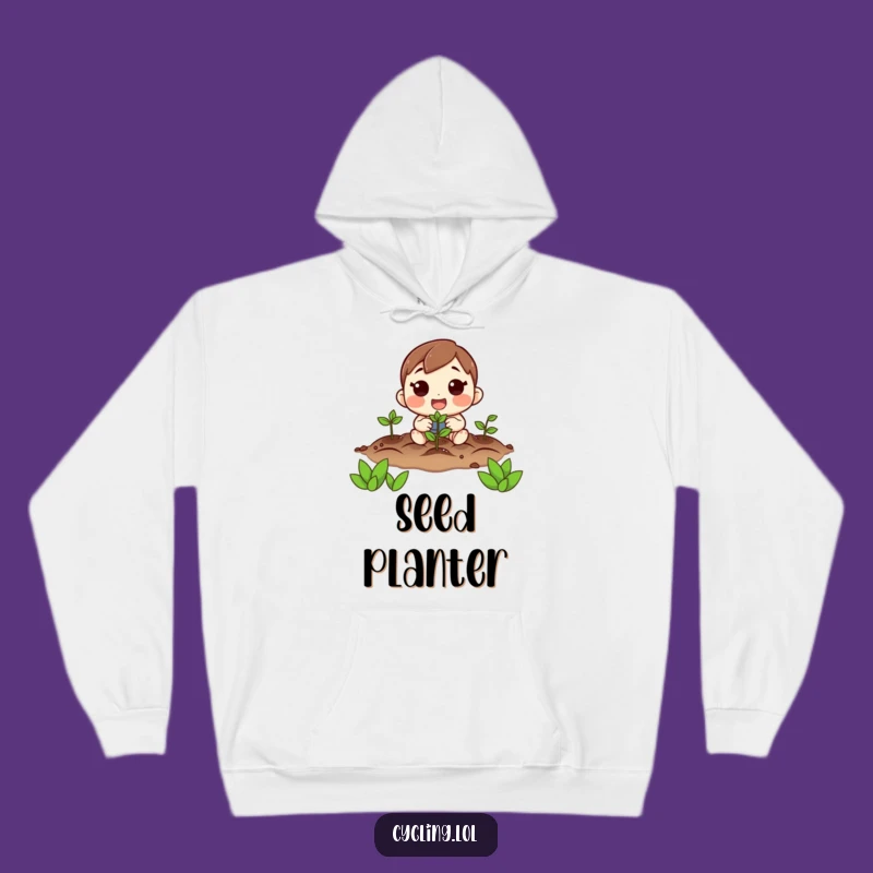 Funny Hopeful Planter Hoodie: Cozy Up with Gardening Enthusiasm