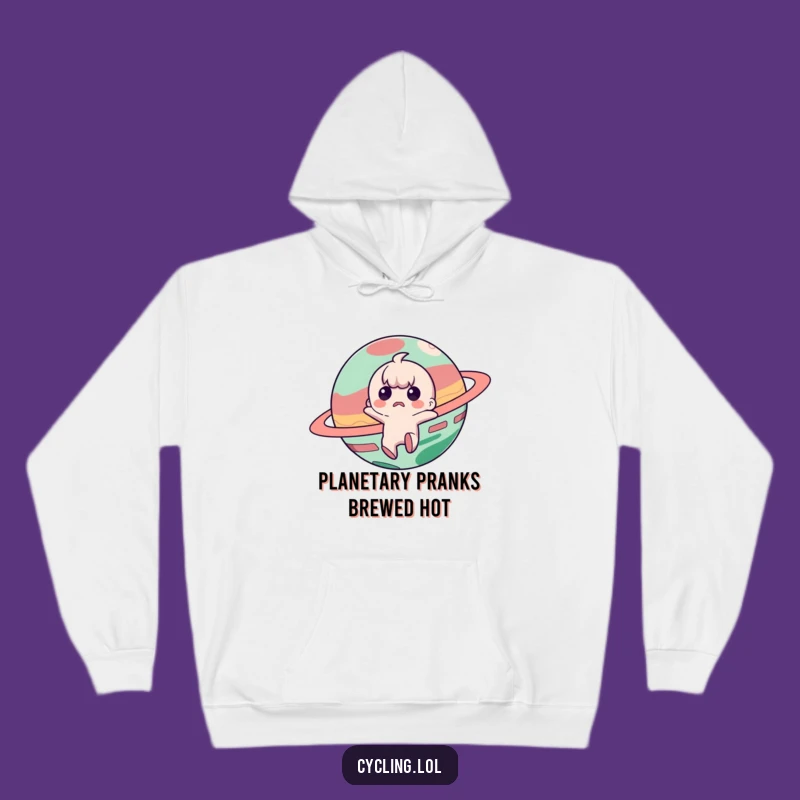 Funny Alien Jump Hoodie: Cozy Up from Startling Planets, Perfect Funny Gift