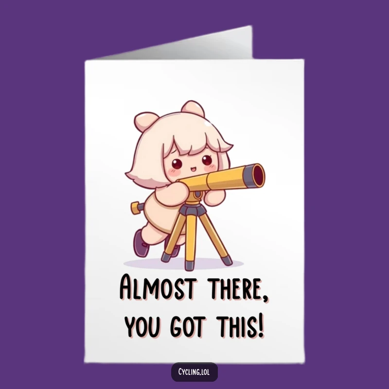 Free Printable Congrats Card: Tripping Character - Funny Achievement Humor