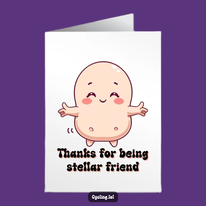 Free Printable Thank You Card: Comet Hug Character - Funny Downloadable Gratitude