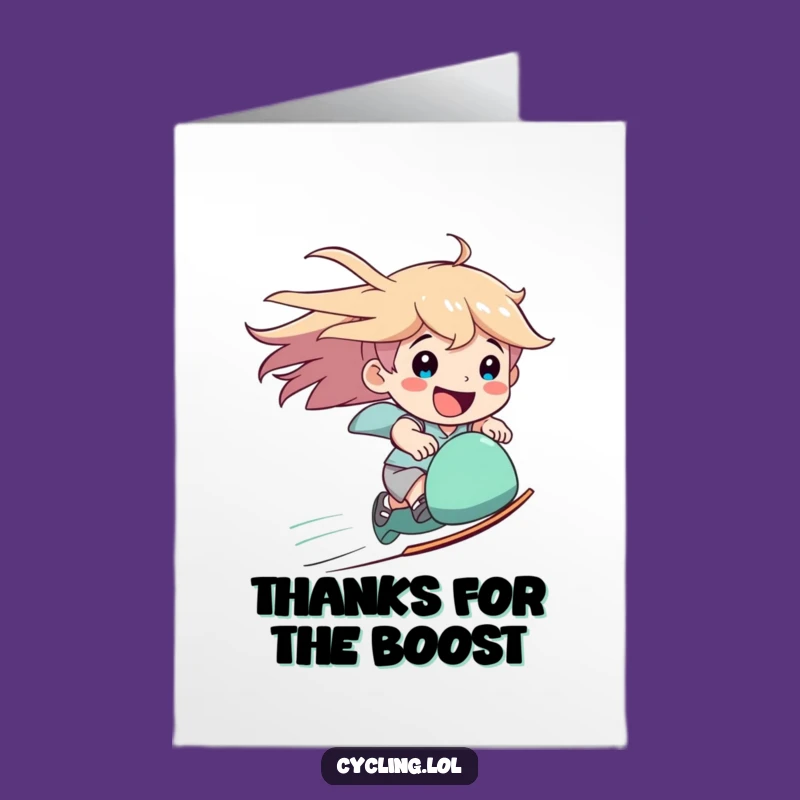 Free Printable Thank You Card: Zooming Gratitude Downloadable Gift