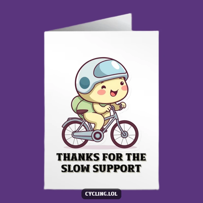 Free Printable Thank You Card: Snail's Slow Appreciation - Funny Downloadable Gift