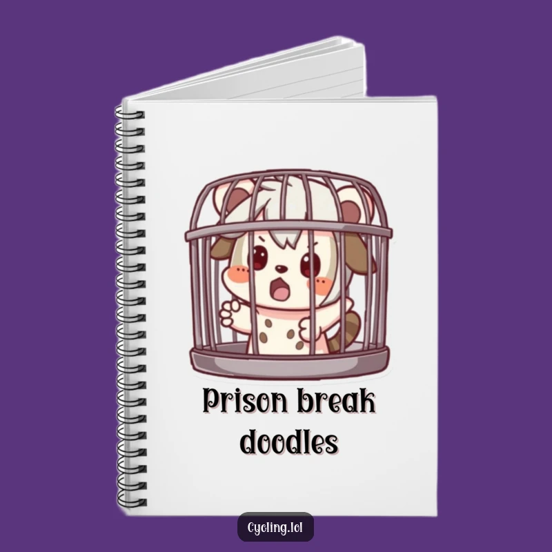 Funny Journal: Caged Character Surprise - Perfect for Humorous Thoughts