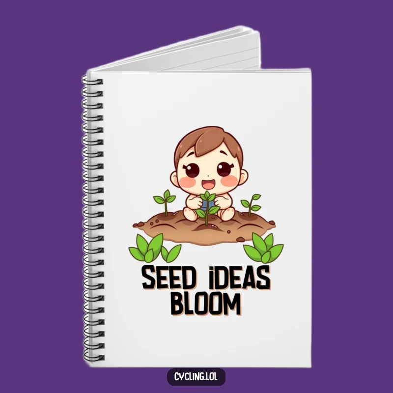 Funny Hopeful Planter Notebook: Grow Your Ideas with Excitement