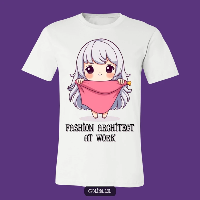 Funny Seamstress T-Shirt: Grand Design Fabric Unrolling, Hilarious Gift for Sewing Enthusiasts