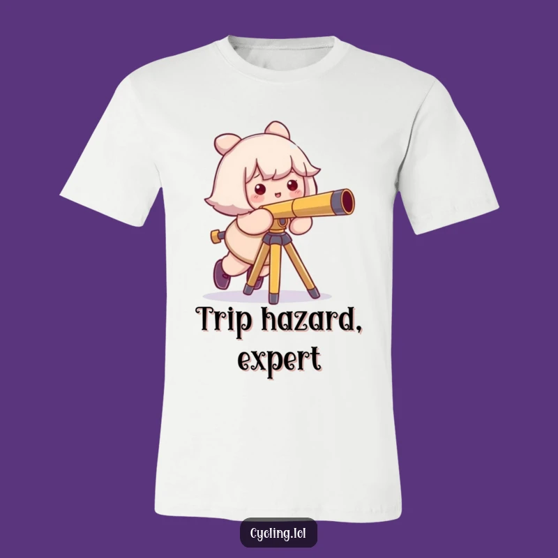 Funny Tripping Astronomer T-Shirt: Space Blunder Tee, The Ultimate Funny Gift!