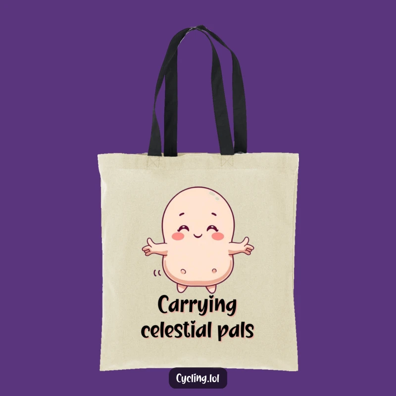 Funny Comet Hugger Tote Bag: Carry Your Stuff with Cosmic, Funny Charm!