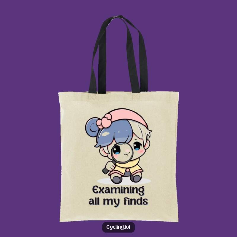 Funny Moon Magnifier Tote Bag: Carry Your Discoveries & Smiles, Awesome Funny Gift