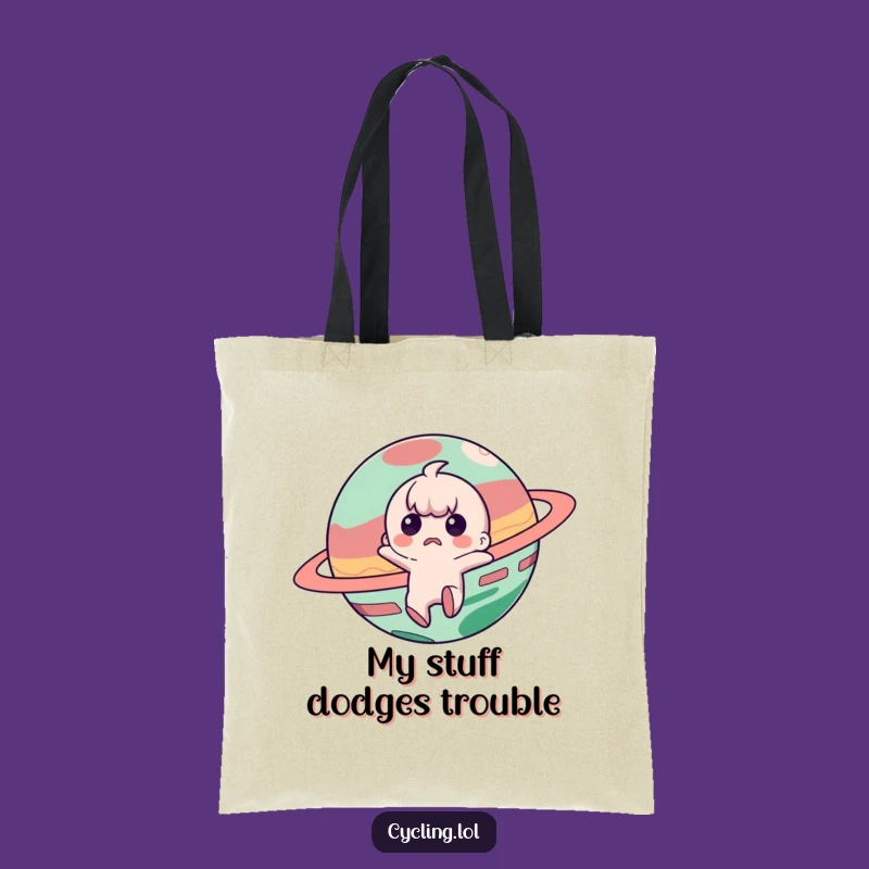 Funny Space Jump Tote Bag: Carry Your Reaction to Mischief, Awesome Funny Gift