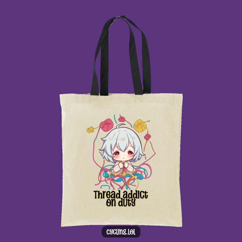 Funny Tote Bag: Thread Artist's Pattern Project, Perfect Funny Gift for Sewists on the Go